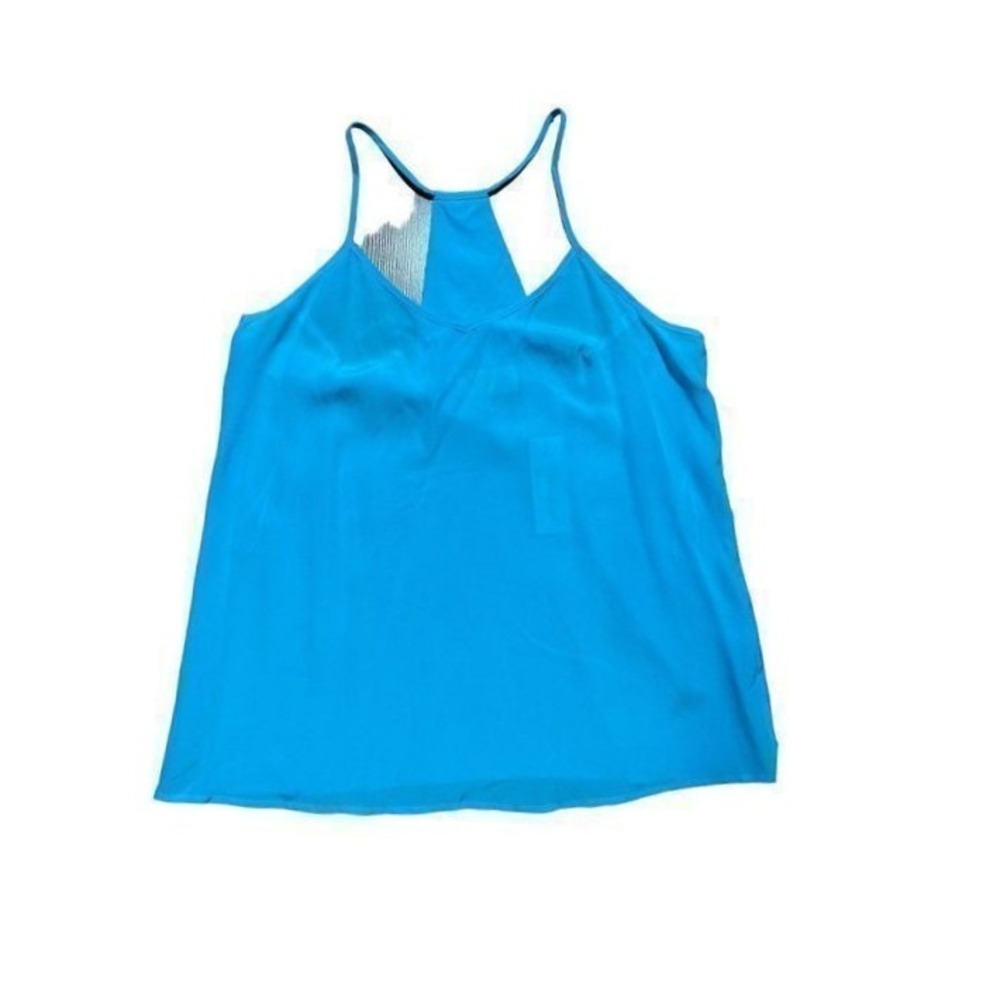 Yumi Kim Silk Racerback Tank in Seafoam NWT sz S